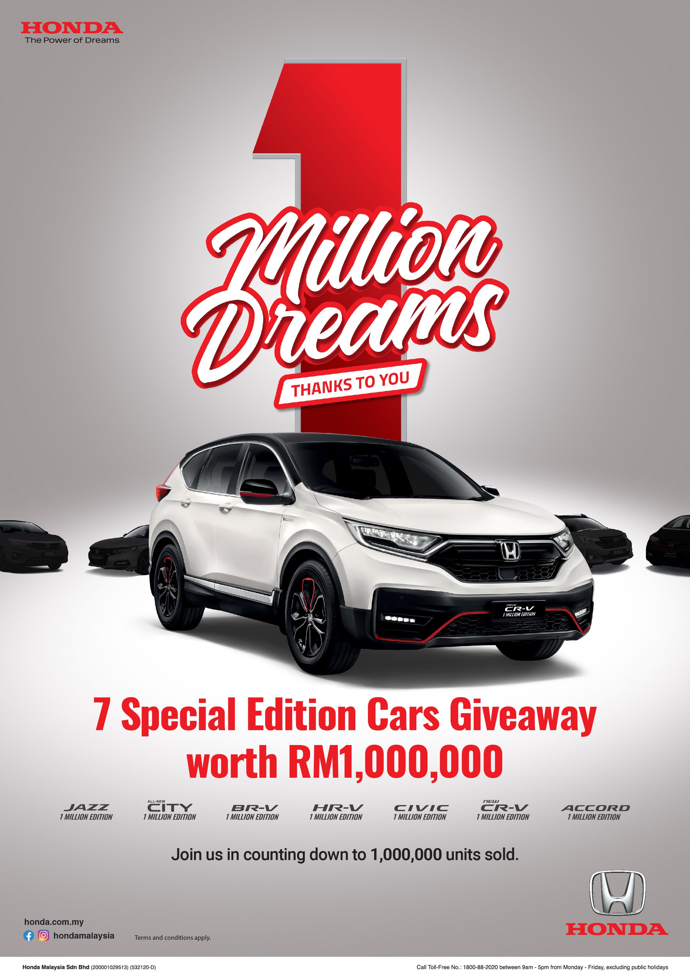 Honda Malaysia Celebrates The Journey Of Reaching 1 Millionth Unit Sales Milestone With Malaysians - thumbnail