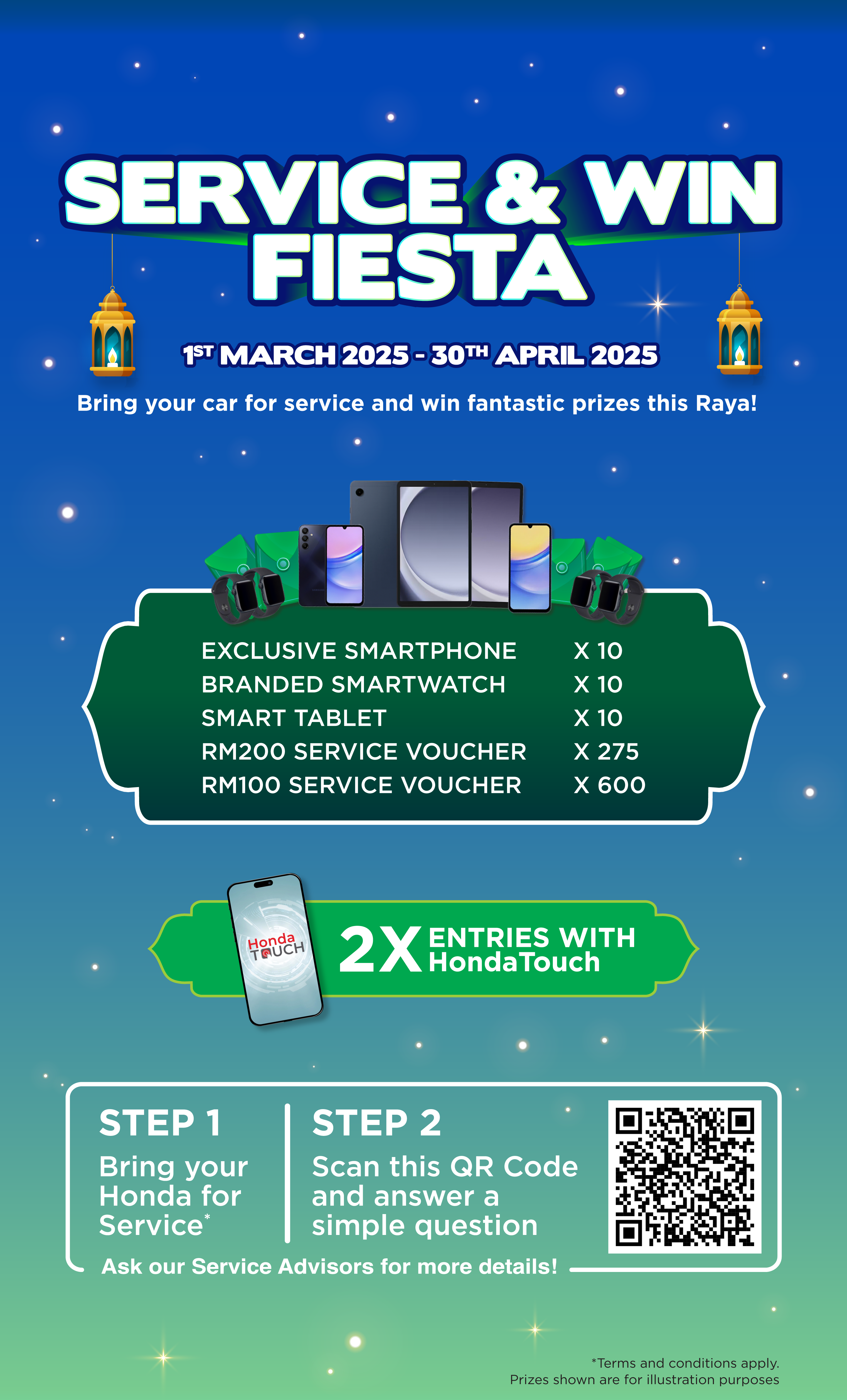 Honda Service and Win Fiesta